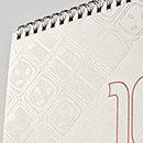Closeup of foil stamp