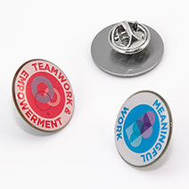 Epoxy Full Colour Collar Pin