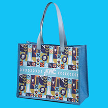 Laminated Print Jute Tote Bags