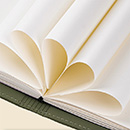 Folded pages formed into pattern