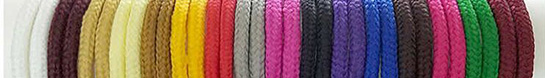Selection of round cotton handle colours