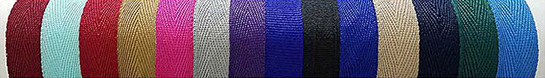 Selection of flat cotton handle colours