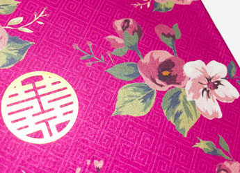 CMYK print effect closeup