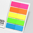 Closeup of PET strips