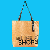 Silkscreen Printed Tyvek Tote Bags