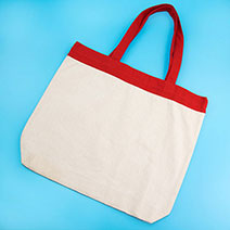 Two Tone Canvas Tote Bag